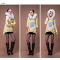 Fur collar women down jacket 4