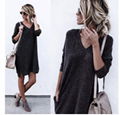 2 Colors Women Sweater Dress 4