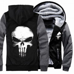 4 Colors Men Skull Cotton Jacket