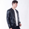 3 Colors Men Leather Jacket