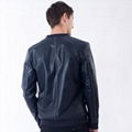 3 Colors Men Leather Jacket 2