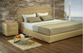 Italian Modern Furniture Soft Fabric Double Bed Designs 1