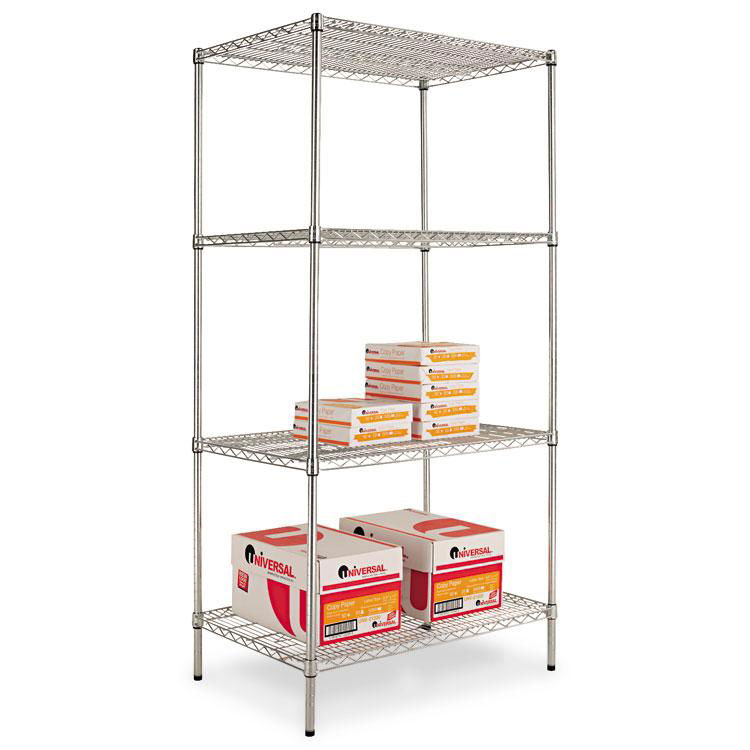 chrome wire shelving