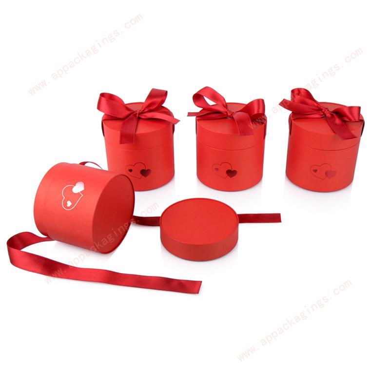 High Quality Custom Paper Round Cylinder Gift Box 4
