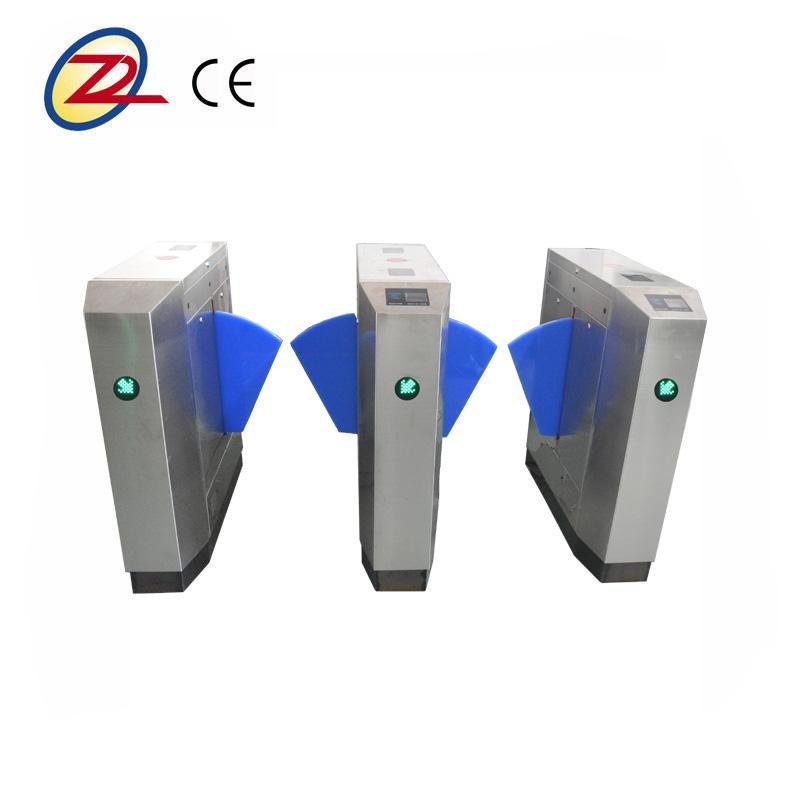 biometrics fingerprint scanner 304 price flap turnstile with rain-proof equipmen