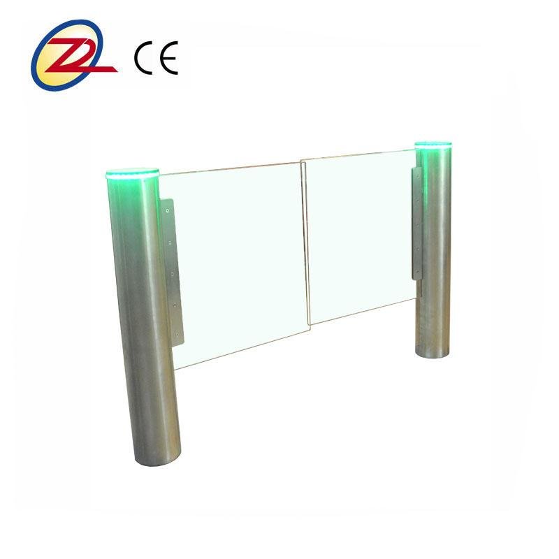 Automatic Cylindrical luxury RFID Pedestrain Speed gate for office building