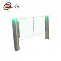 Automatic Cylindrical luxury RFID Pedestrain Speed gate for office building 1