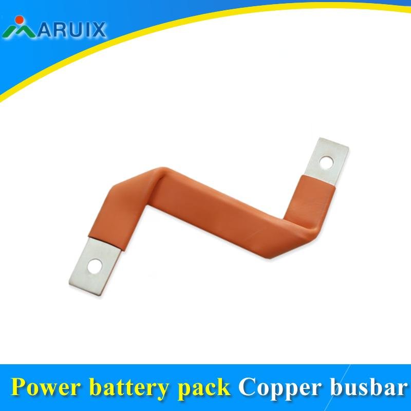 High current electrical terminal copper flexible busbar connector