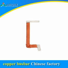 Customized Square Hole Busbar Wire Connectors Flexible Copper Bus bar Connector