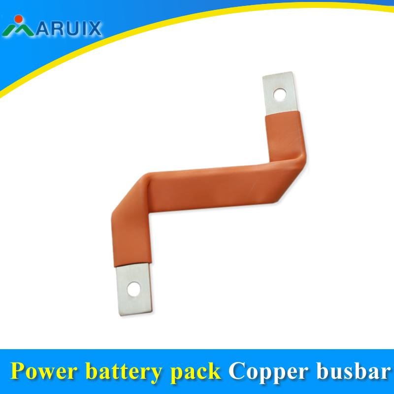 Customized Square Hole Busbar Wire Connectors Flexible Copper Bus bar Connector 3