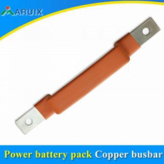 Flame retardant busbar insulation battery copper laminated flexible connector