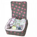 New 2 In 1 multifunction Mummy bag portable folding travel cot Baby Crib  5