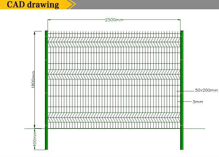 Wire Mesh House Partition Factory Movable Temporary Partition Mesh Fencing Panel 5