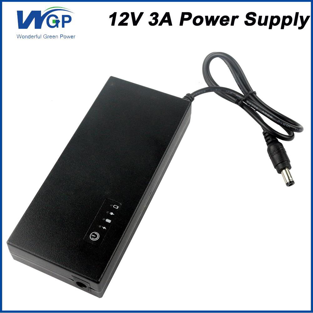 small laptop use portable 18650 lithium wifi router mini ups 30w 12v 3a ups