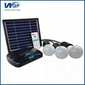 Multifunctional solar powered mini project home solar lighting system