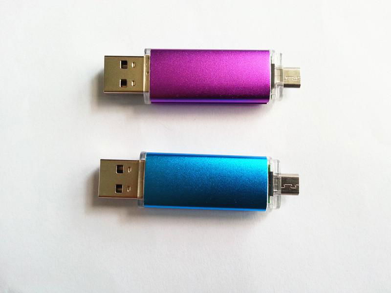 Popular mobile phone OTG USB Flash Drive, mobile phone OTG U disk 4G 8G 16G  3