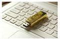 Fashion Shiny Gold bar shape USB flash disk 1gb/2gb/4gb/8gb/16gb/32gb USB 2