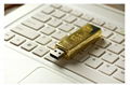 Fashion Shiny Gold bar shape USB flash disk 1gb/2gb/4gb/8gb/16gb/32gb USB