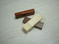 Wooden Material and 128MB~128GB Capacity 3 in 1 USB U Disk 64gb