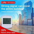 Battery Powered LoRa Wireless Temperature Humidity Sensor with LCD Display 2