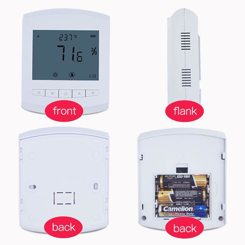 Battery Powered LoRa Wireless Temperature Humidity Sensor with LCD Display 5