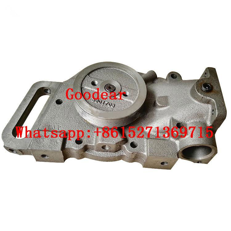 Chongqing cummins NTA855 diesel engine water pump 3801708 3