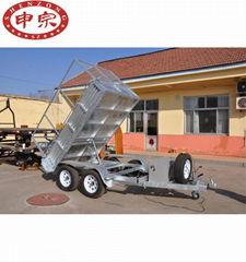 Tandem Axle 2000kg Galvanizing Hydraulic Tipping Trailer