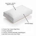 Pure Hungarian Goose Feather Goose Down Pillows Hotel Quality 100% Cotton Cover  1