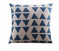 12 cushion filled 45x45cm blue up and