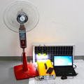 Portable solar generator lighting system outdoor 220V ac dc inverter storage pow 5