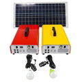 便携太阳能发电机照明小系统 户外220V交直流逆控一体机储能电源 2
