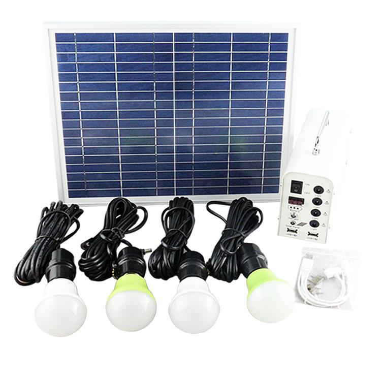 家用便攜式太陽能發電照明小系統 2