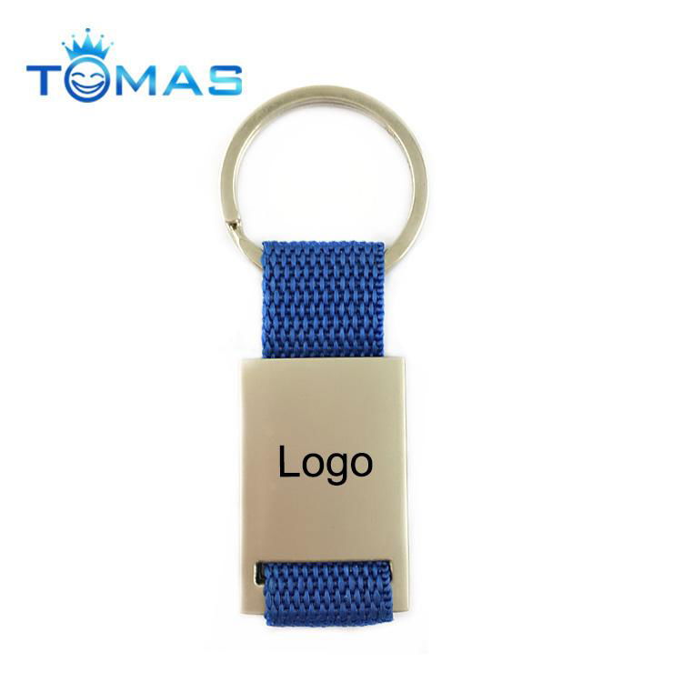 Customized blank metal keychain print own logo
