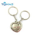 Hot selling heart shaped couple keychain valentine gifts 3