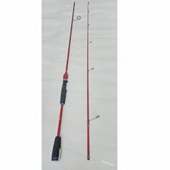2 section carbon fishing rod spinning rod