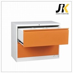 Colored two drawer lateral  cabinet