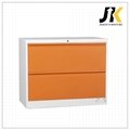 Colored two drawer lateral  cabinet 3