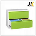 Colored two drawer lateral  cabinet 5
