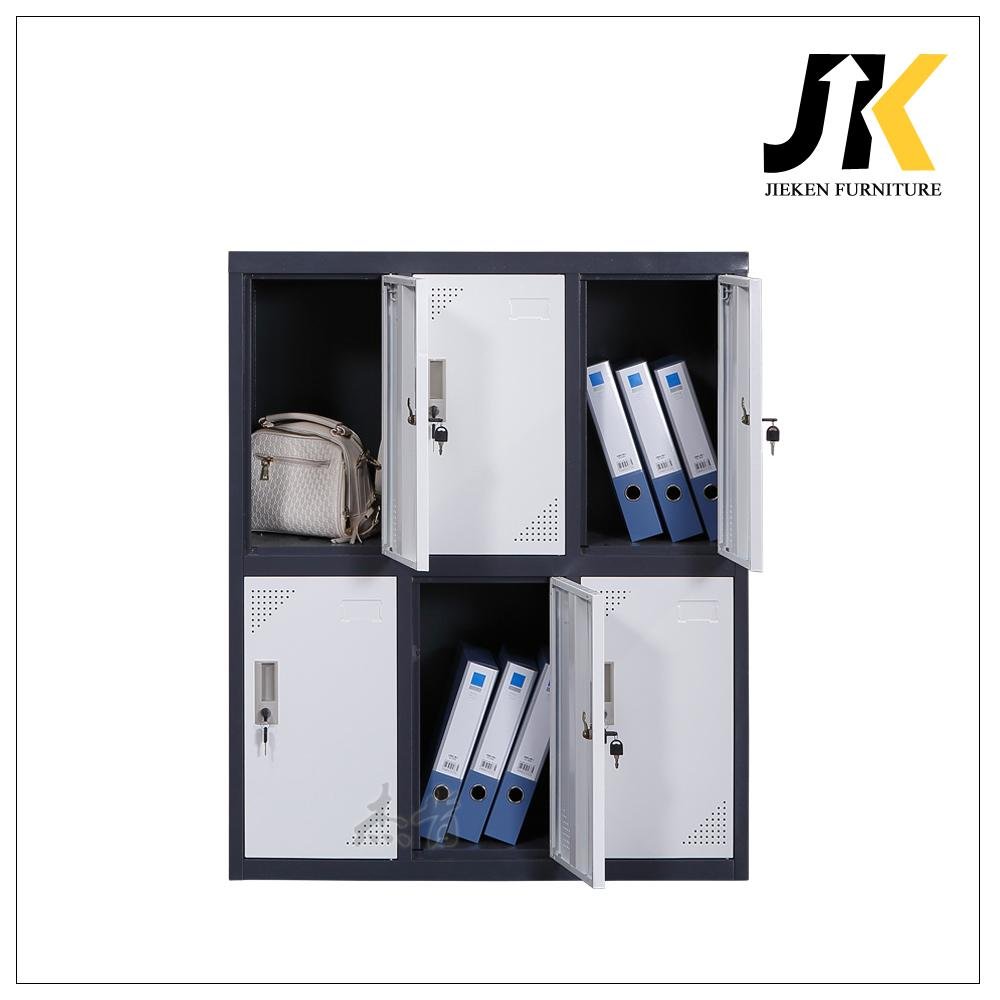 Kids Mini Metal Lockers For Bedroom With 6 Doors Jk 041 China