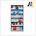 JIEKEN metal school library book magazine racks 2