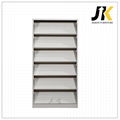 JIEKEN metal school library book magazine racks 3