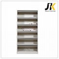 JIEKEN metal school library book magazine racks 4