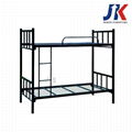 Cheap dormitory adult metal frame bunk beds for office school or army