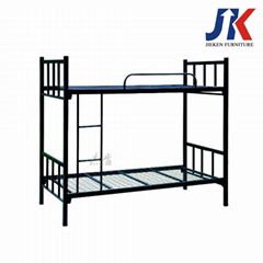 Cheap dormitory adult metal frame bunk beds for office school or army