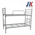 Cheap dormitory adult metal frame bunk beds for office school or army