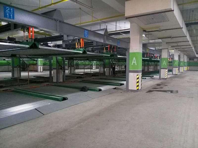 江西南昌寫字樓雙層智能立體車庫昇降系統 3