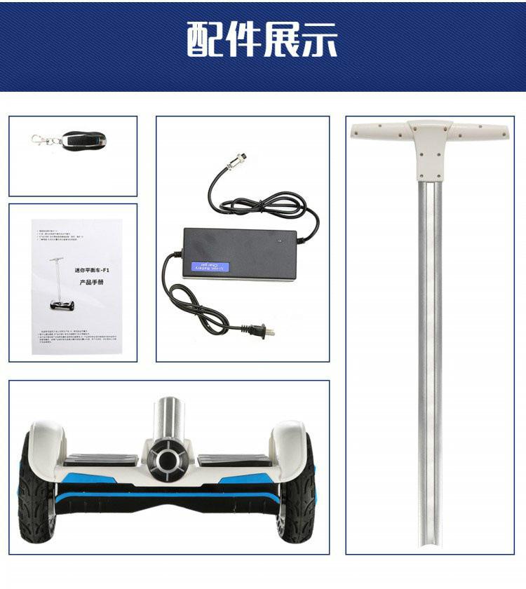 self balancing scooter with handle 8inch transportation vehicle 4