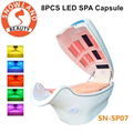 8Pcs Led Light  Infrared Ozone Sauna Spa Capsule