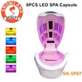 8Pcs Led Light  Infrared Ozone Sauna Spa Capsule 3