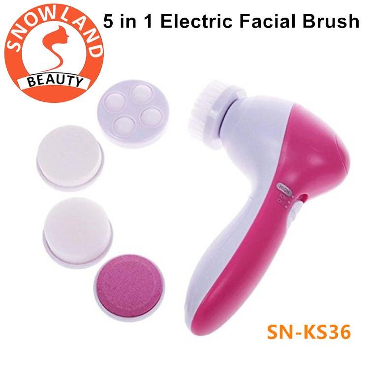 5 in 1 Facial Washing Brush Cleansing Brush Face Body Skin Care